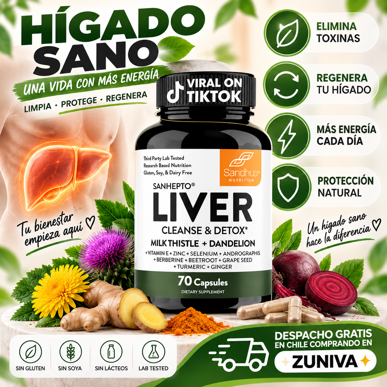 Liver Cleanse & Detox 70 CAPS