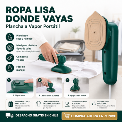 MINI PLANCHA VAPOR