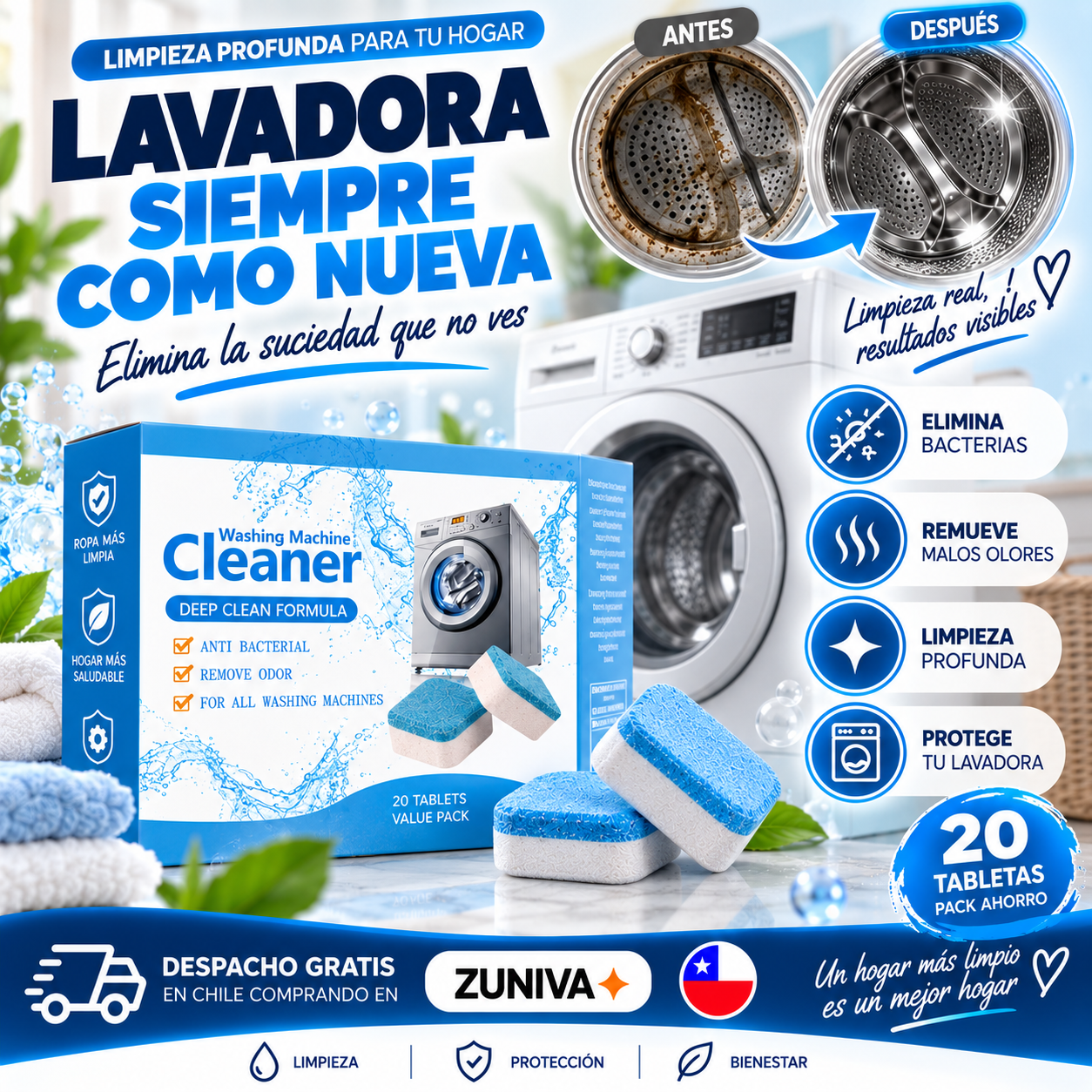 PROMO: PASTILLA PASTILLAS LAVADORA X5