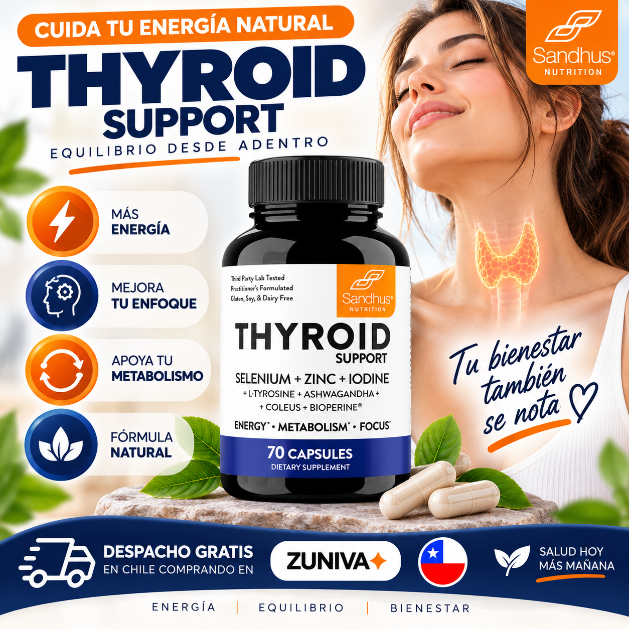 THYROID SUPPOR ENERGIA METABOLISMO
