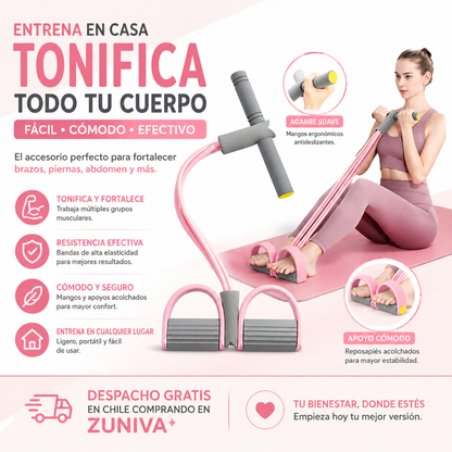 Bandas Elasticas Resistencia Con Pedal