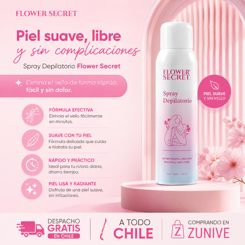 Spray Depilatorio Flower Secret