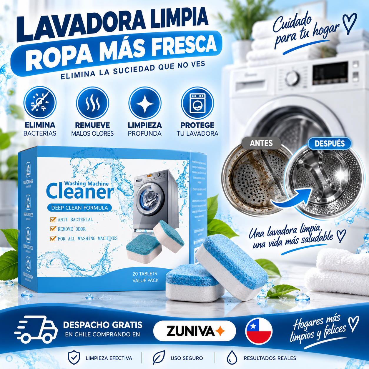 PROMO: PASTILLA PASTILLAS LAVADORA X5