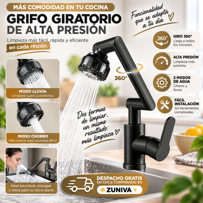 FL - LLAVE MONOMANDO 180° DE COCINA
