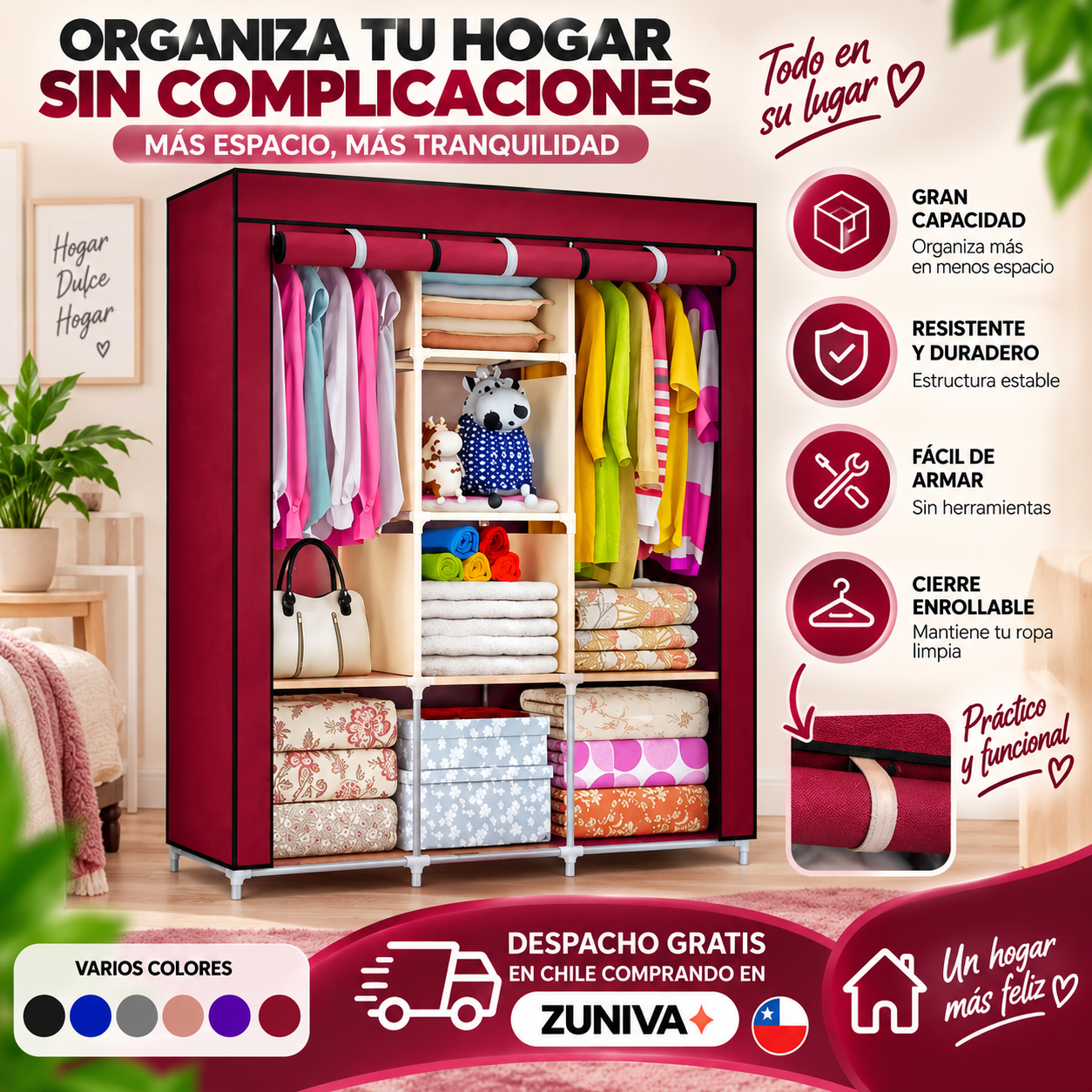 Armario Closet Ropero Armable