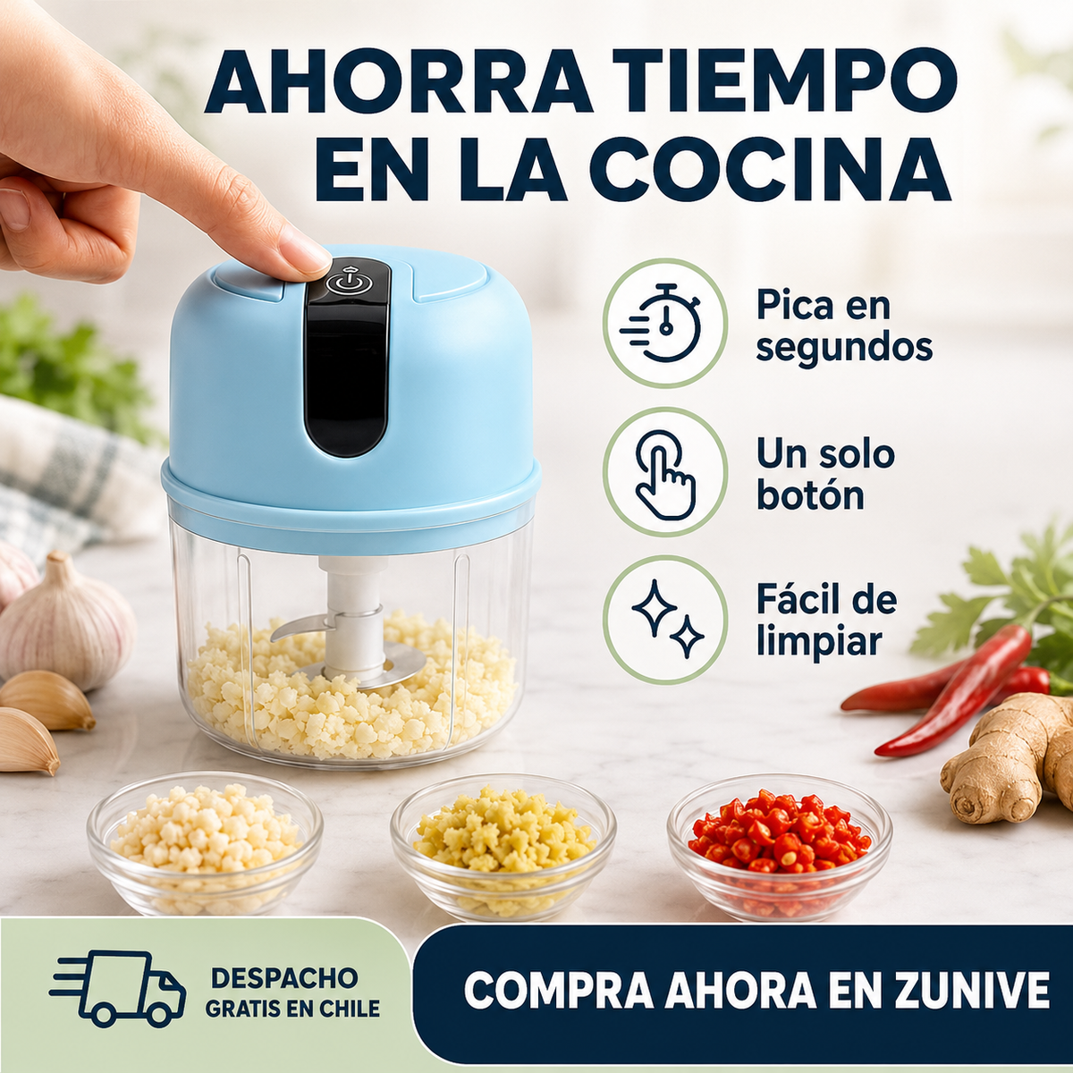 Procesador De Alimentos Electrico 250ML