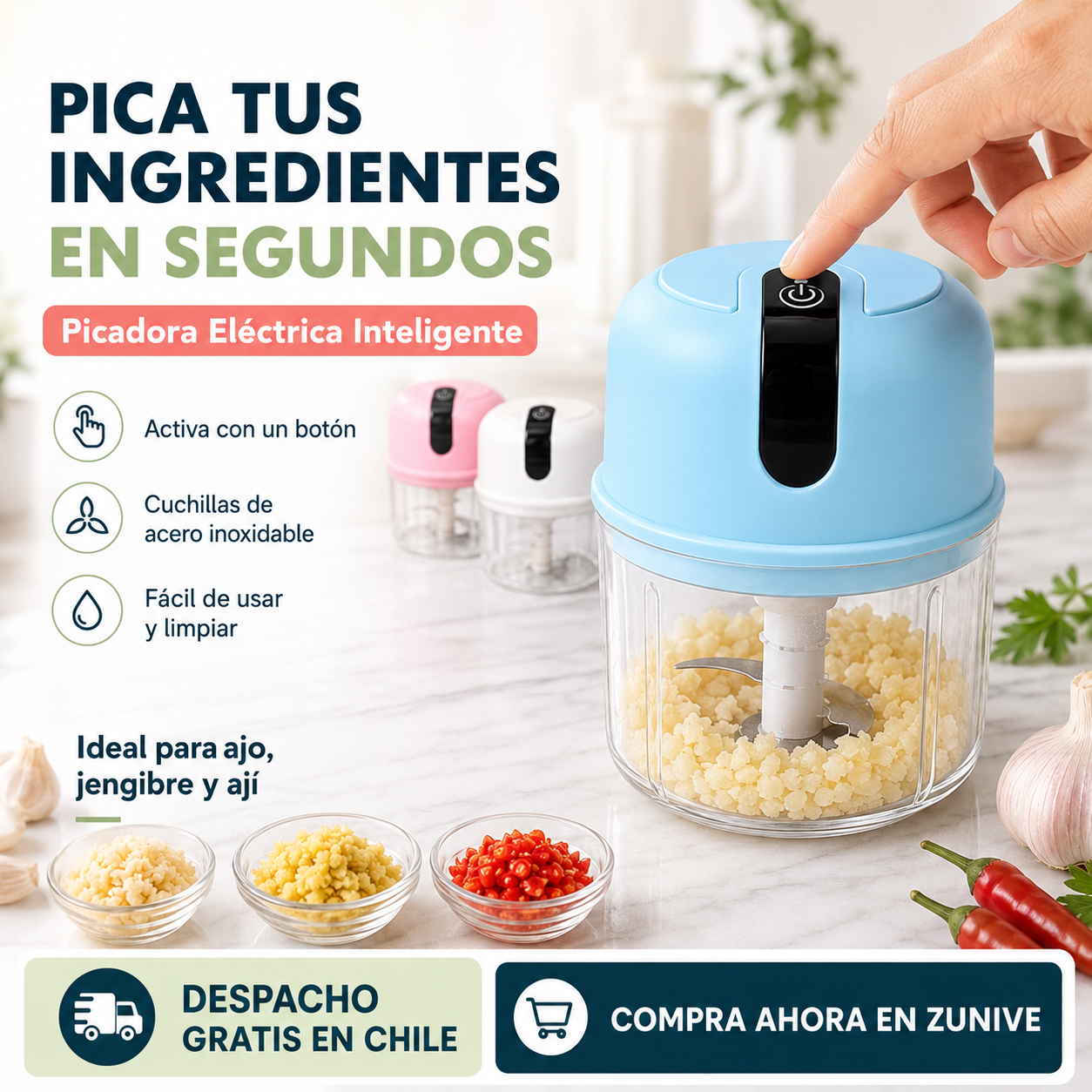 Procesador De Alimentos Electrico 250ML