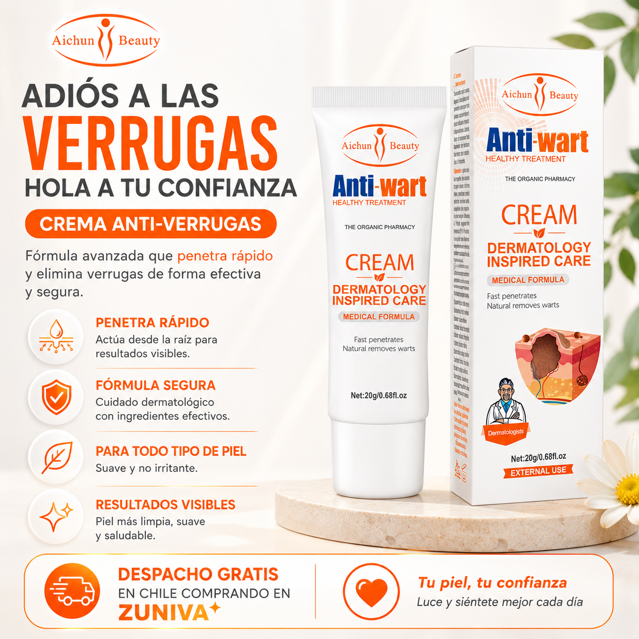 Crema Anti Verrugas