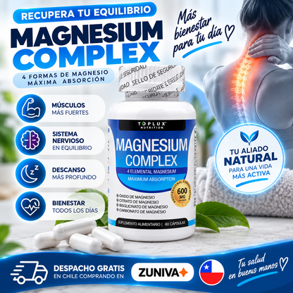 MAGNESIO COMPLEX 600MG