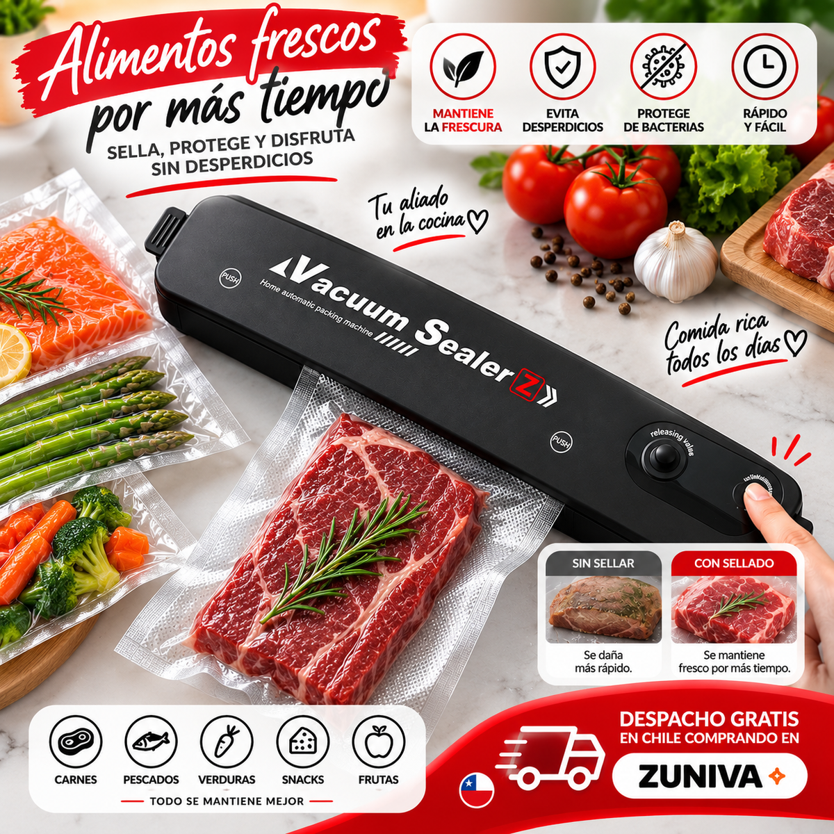 SELLADORA AL VACIO CURLERPRO™