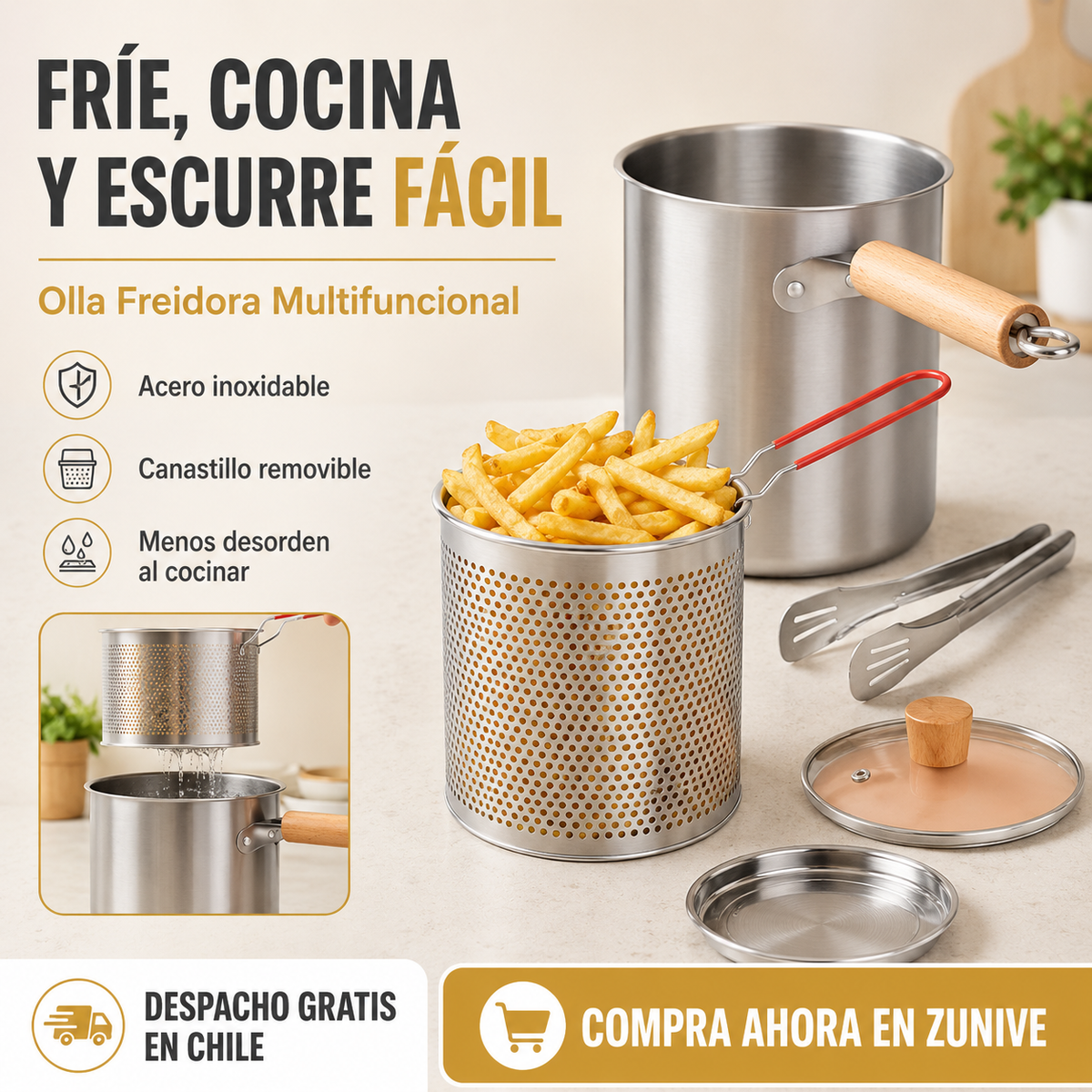 Olla Freidora Multiusos ChefPro™