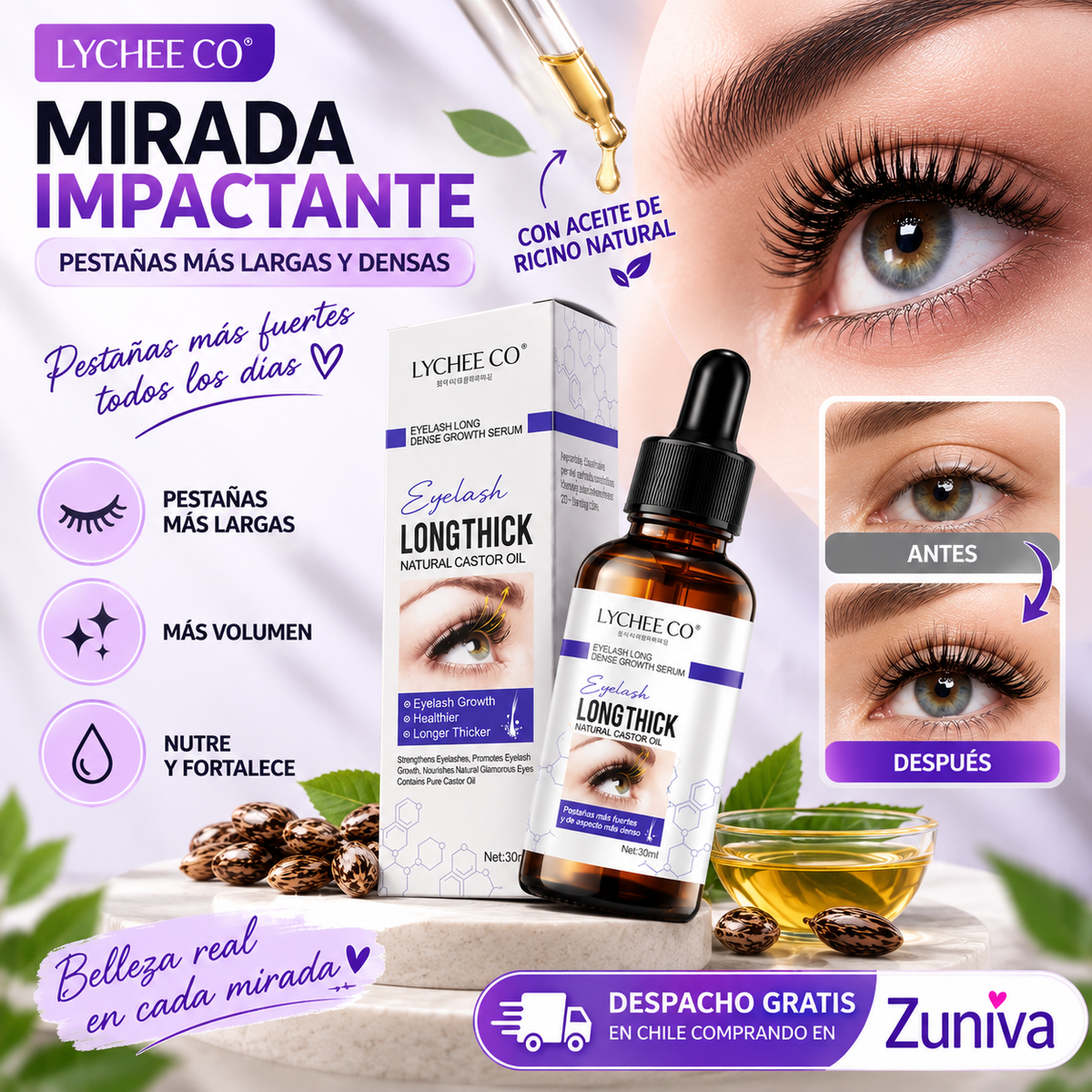 Serum Estimulador Crecimiento Pestañas