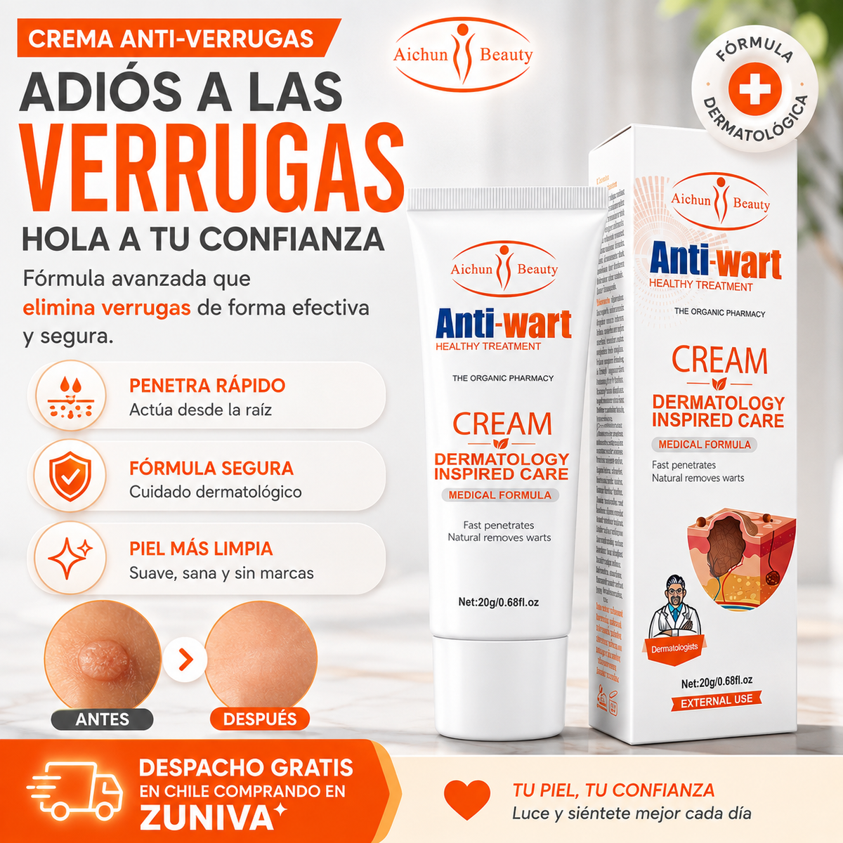 Crema Anti Verrugas