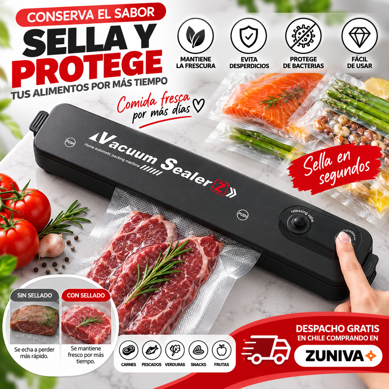 SELLADORA AL VACIO CURLERPRO™