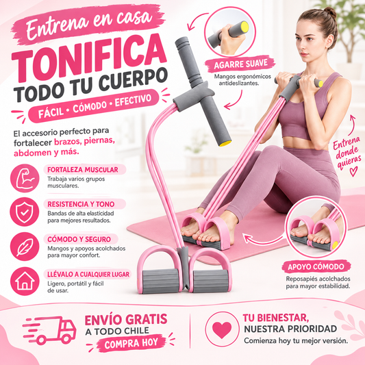 Bandas Elasticas Resistencia Con Pedal