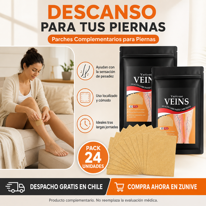 Pack 24 Parches Para Varices